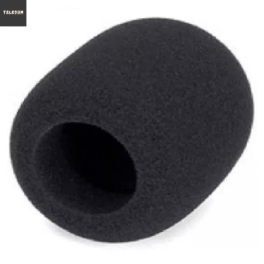 Espuma preta para Microfone