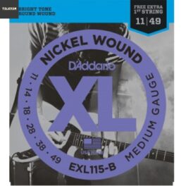 Encordoamento Guitarra D'Addario EXL115-B 011
