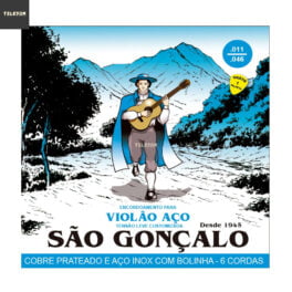 Encordoamento Violão Aço .011 São Gonçalo