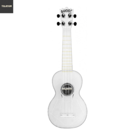 Ukulele Acústico Soprano Akahai Ghost Hawaii IceTransparente