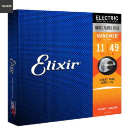 Encordoamento Elixir .011 Medium Nanoweb para Guitarra – 12102