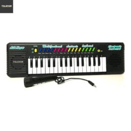 Teclado Musical Infantil com Microfone
