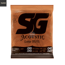 Encordoamento 0.10 para Violão Aço Light 12 Cordas SG – 6688