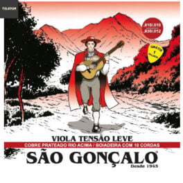 Encordoamento para Viola tensão leve São Gonçalo
