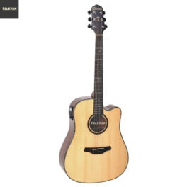 Violão Aço Folk Eletroacústico Crafter CR-T NV Gloss HD-250CE/N