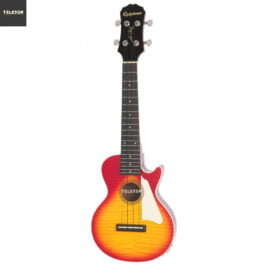 Ukulele Soprano Eletroacústico Les Paul Epiphone Outfit Heritage Cherry Sunburst***