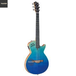 Violão Aço Elétrico Tagima Modena Flat Sólido Transparent Blue Fade