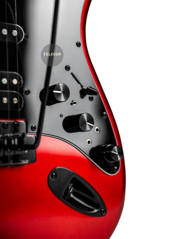 Guitarra Tagima Sixmart HSS escala escura Candy Apple - Image 3