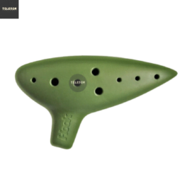 Ocarina Hook Plástico 11 Furos Olive