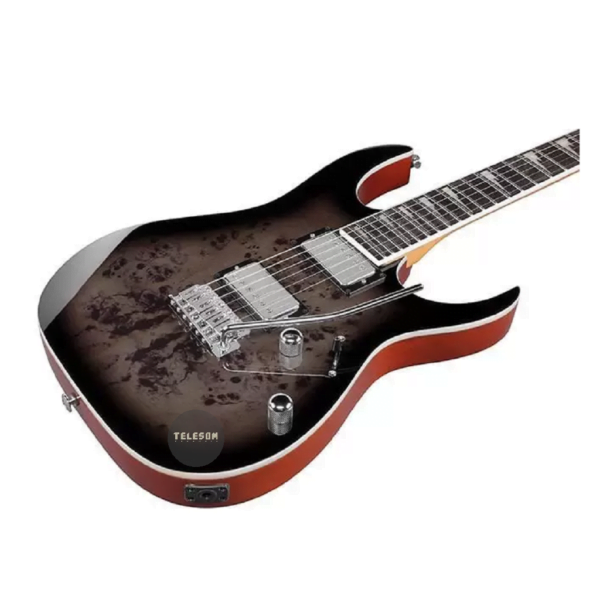 Guitarra Ibanez GRG220PA1-BKB Transparent Brown Black Burst - Image 2