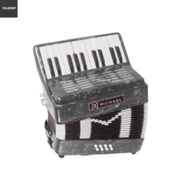 Acordeon Michael 08 Baixos ACM0822 PBK
