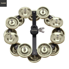 Tamborim Hi Hat Duplo Dourado para Chimbal Liverpool