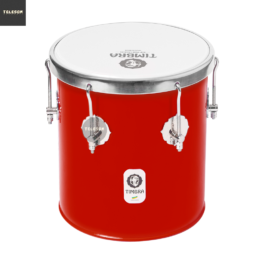Repique Mão Timbra Vermelho Brilhante 10" x 30 cm