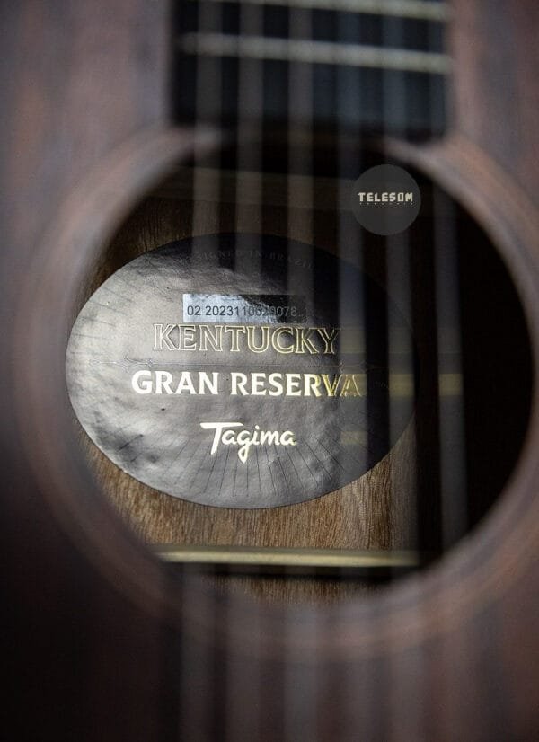 Violão Grand Auditorium Nylon Eletroacústico Half Cutaway Armrest Kentucky Grand Reserva DKMOP Tagima - Image 6