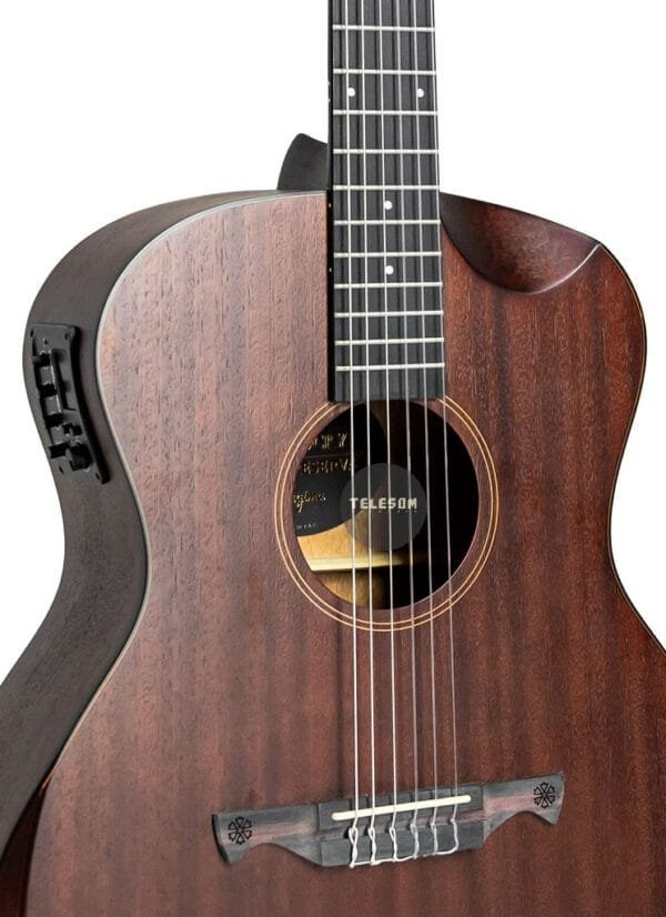 Violão Grand Auditorium Nylon Eletroacústico Half Cutaway Armrest Kentucky Grand Reserva DKMOP Tagima - Image 2
