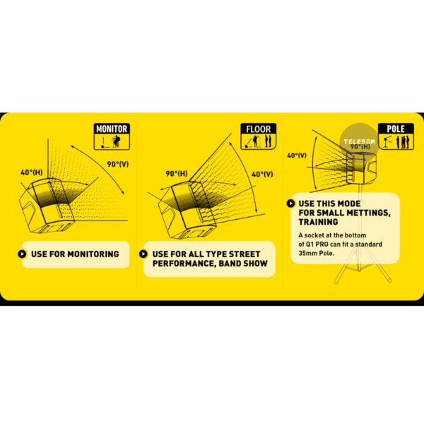 Caixa de Som Portátil com bateria recarregável SKP Q1 PRO - Image 13