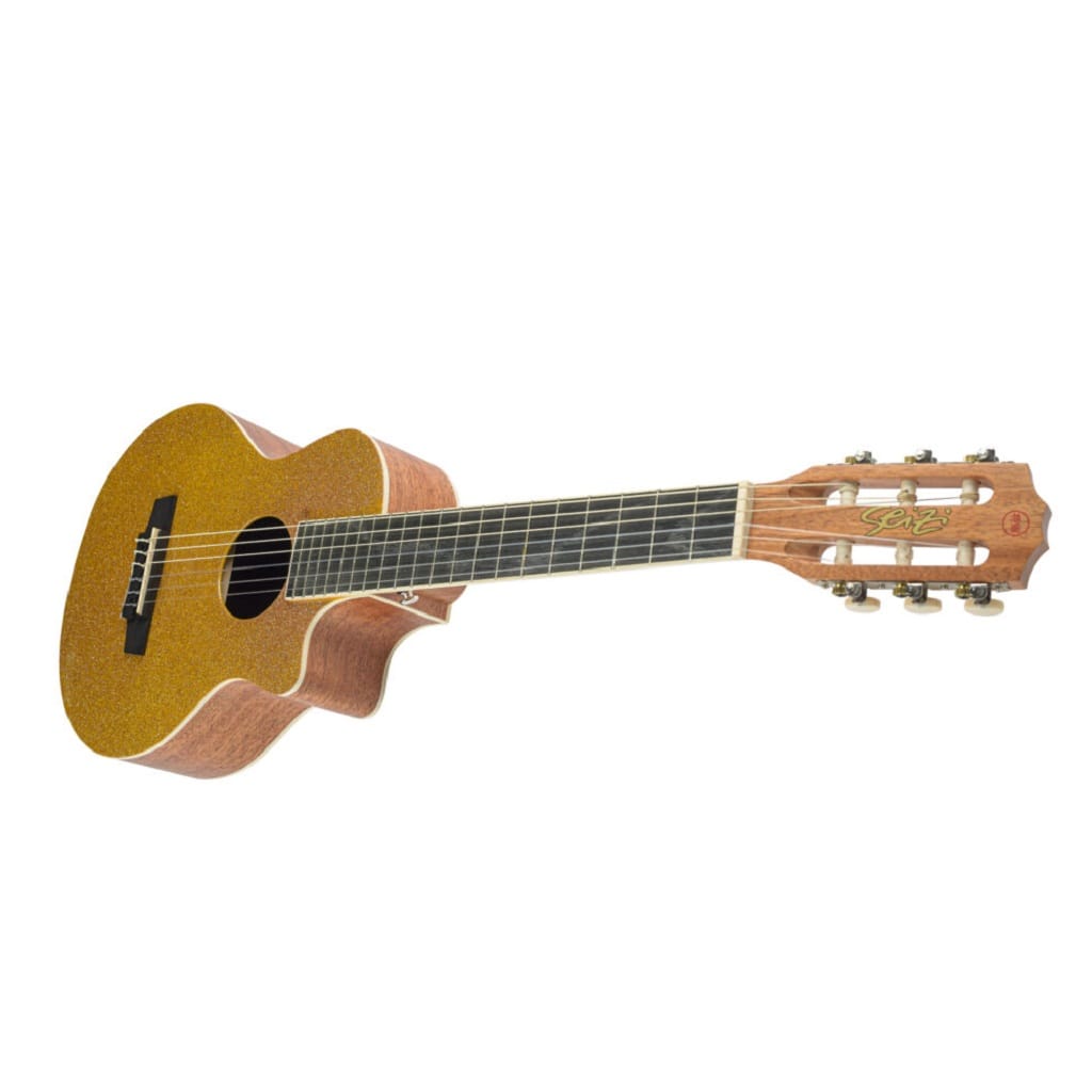 Violão Seizi Fun Panda Nylon EletroAcústico – Desert Gold Sparkle - Imagem 4