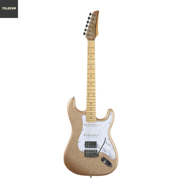 Guitarra Seizi Fun Katana Musashi HSS – Desert Gold Sparkle
