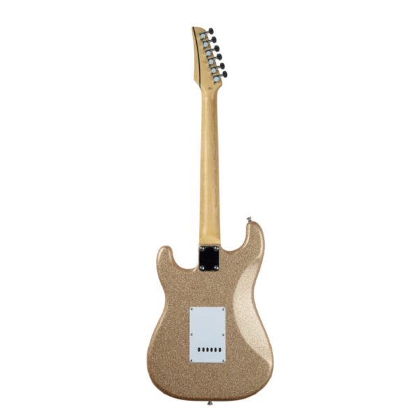 Guitarra Seizi Fun Katana Musashi HSS – Desert Gold Sparkle - Imagem 2