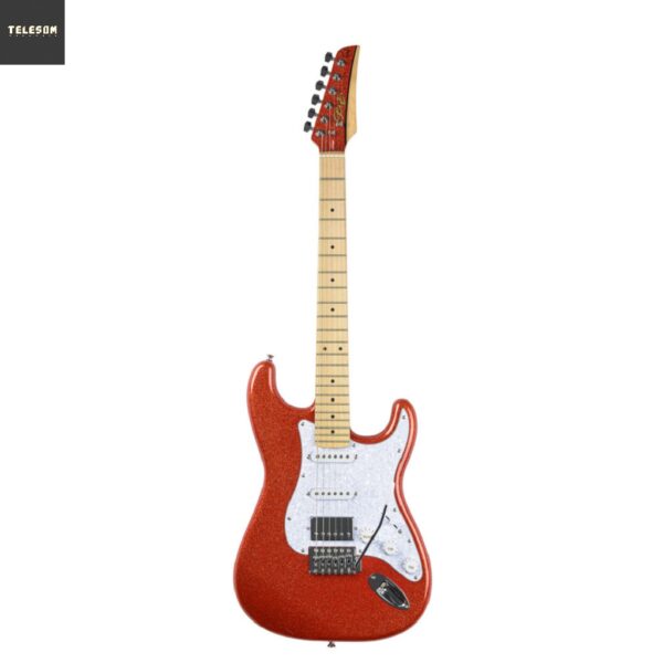 Guitarra Seizi Fun Katana Musashi HSS – Lava Red Sparkle