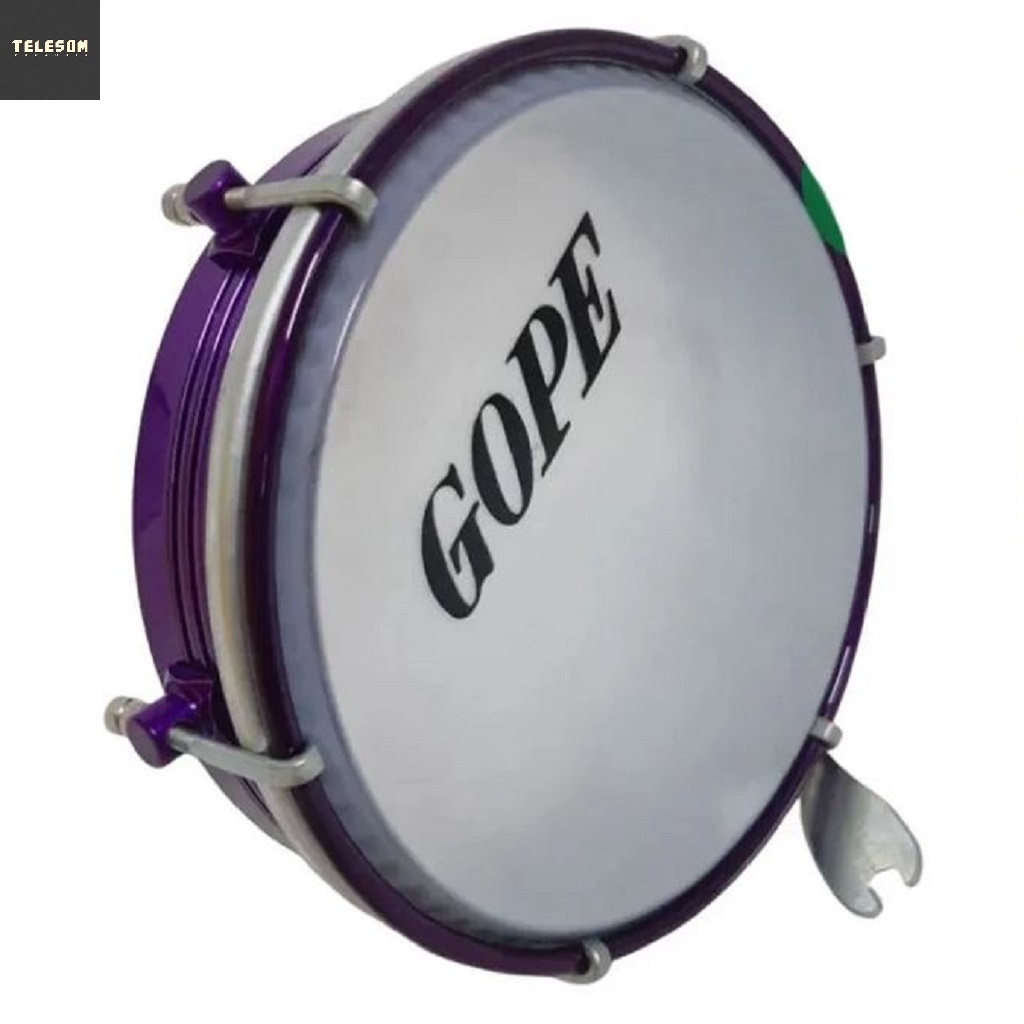 Tamborim Alumínio Gope 6 Polegadas Lilás 595ALLL
