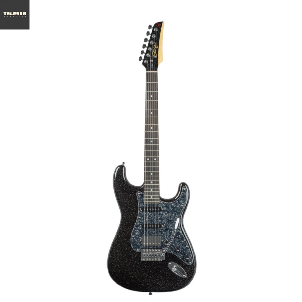 Guitarra Seizi Fun Katana Musashi HSS –  Midnight Black Sparkle