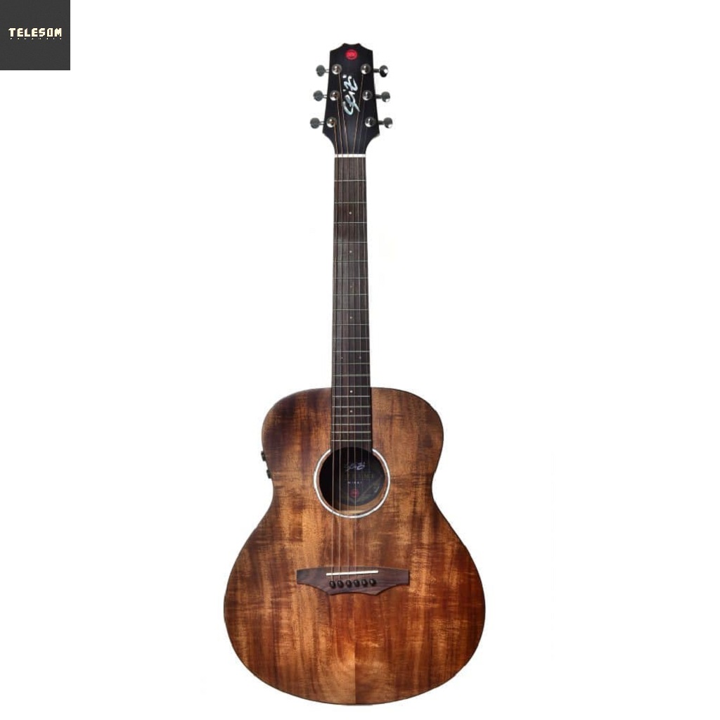 Violão Seizi Mini Ryu Mira – Solid Top Koa com Efeitos