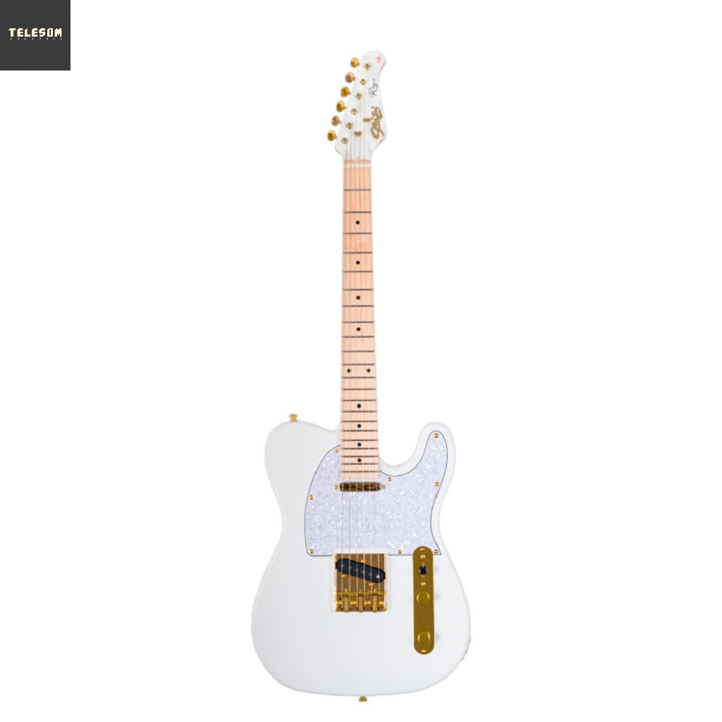 Guitarra Seizi Saitama TL Reinaldo Meirelles – White Gold